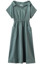 【エブール/ebure】のボタニカルリネン シャツワンピース ライトグリーン|ID: prp329100004922977 ipo3291000000036939104