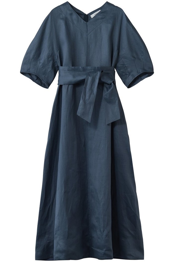 【エブール/ebure】のラミーサテン バルーンスリーブベルテッドワンピース インテリア・キッズ・メンズ・レディースファッション・服の通販 founy(ファニー) https://founy.com/ ファッション Fashion レディースファッション Fashion for Women ワンピース Dresses チュニック Tunic Tops & Dresses サテン Satin, Glossy Fabric チュニック Tunic, Long Top フォルム Silhouette, Form ロング Long, Long-Length エレガント 上品 Elegant 新作・新入荷 New Arrivals / New In |ID: prp329100004922983 ipo3291000000036939137