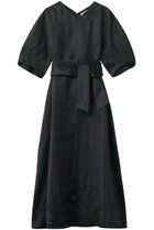 【エブール/ebure】のラミーサテン バルーンスリーブベルテッドワンピース グレー|ID: prp329100004922983 ipo3291000000036939142