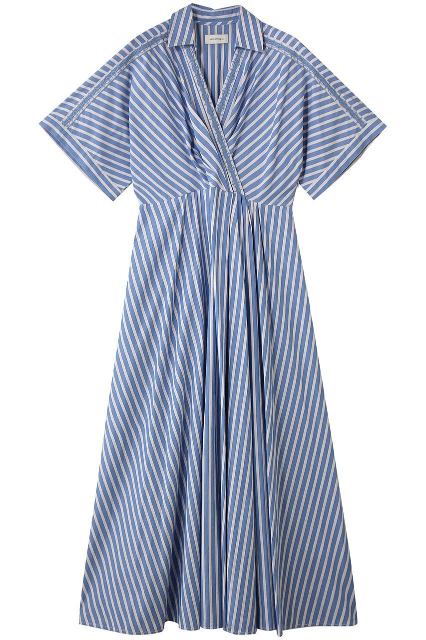 【ヌキテパ/NE QUITTEZ PAS】のPoplin シャツドレス インテリア・キッズ・メンズ・レディースファッション・服の通販 founy(ファニー) 　ファッション　Fashion　レディースファッション　Fashion for Women　ワンピース　Dresses　フォーマル・パーティードレス・結婚式用ドレス　Elegant & Casual Dresses　チュニック　Tunic Tops & Dresses　おすすめ　Recommended / Our Picks　チュニック　Tunic, Long Top　ドレス　Dress, One-Piece　フィット　Fit, Slim Fit　リラックス　Relax, Relaxed Fit　ロング　Long, Long-Length　新作・新入荷　New Arrivals / New In　ストライプ|ID: prp329100004922987 ipo3291000000036939177