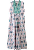 【ヌキテパ/NE QUITTEZ PAS】のCotton Jacquard Iberis print Embroideryノースリーブドレス ピンク|ID: prp329100004922991 ipo3291000000036939201