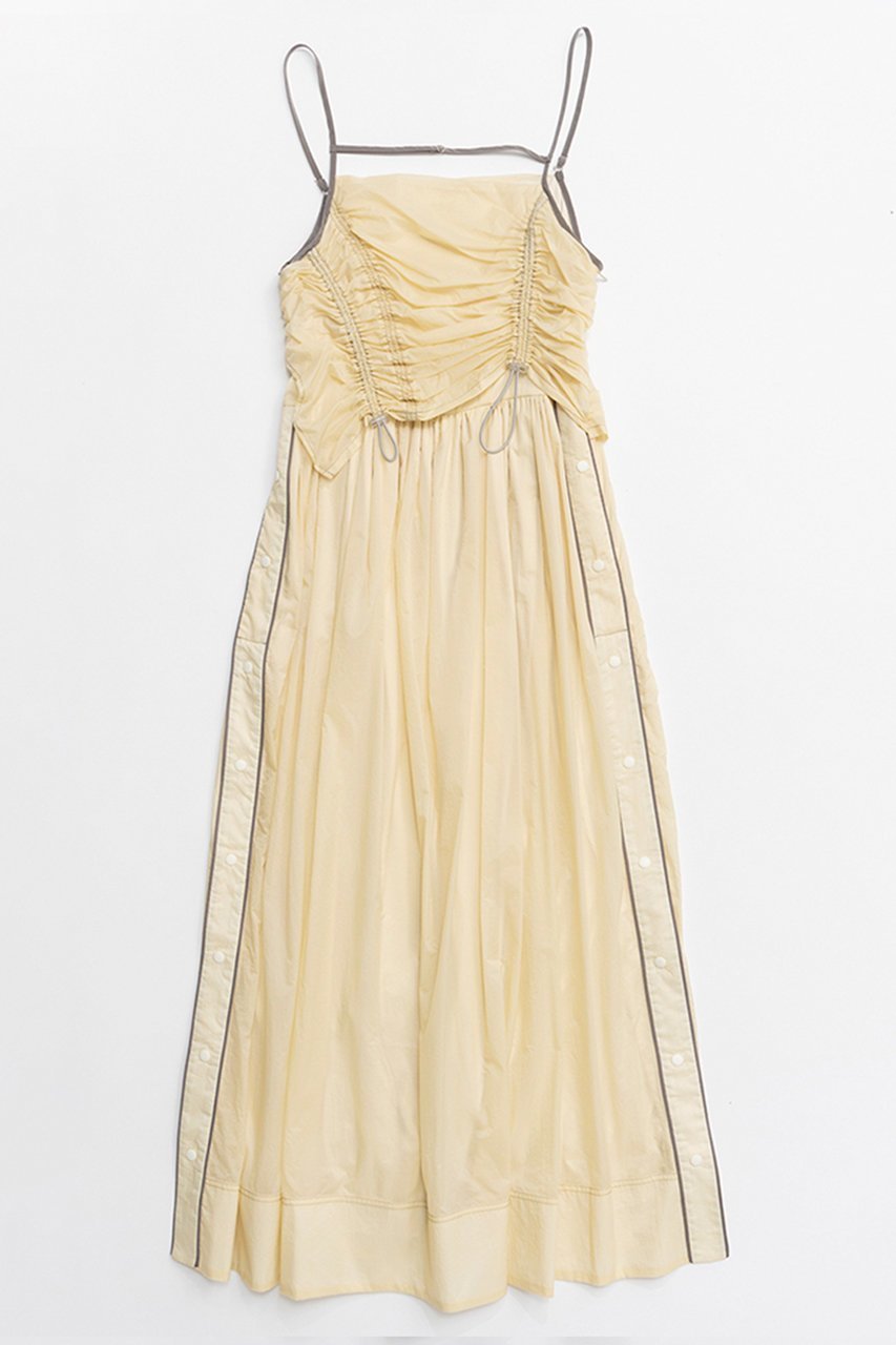 【メゾンスペシャル/MAISON SPECIAL】のSporty Cami Dress/スポーティキャミワンピース インテリア・キッズ・メンズ・レディースファッション・服の通販 founy(ファニー) 　ファッション　Fashion　レディースファッション　Fashion for Women　ワンピース　Dresses　フォーマル・パーティードレス・結婚式用ドレス　Elegant & Casual Dresses　キャミソールワンピース　Camisole Dresses　チュニック　Tunic Tops & Dresses　インナー　Innerwear　キャミワンピース　Cami Dress, Slip Dress　シャーリング　Shirring, Ruched　スポーティ　Sporty, Casual Athletic　スリット　Slit, Slit Detail　チュニック　Tunic, Long Top　ロング　Long, Long-Length　新作・新入荷　New Arrivals / New In　L.YEL(ライトイエロー)|ID: prp329100004922999 ipo3291000000036939259