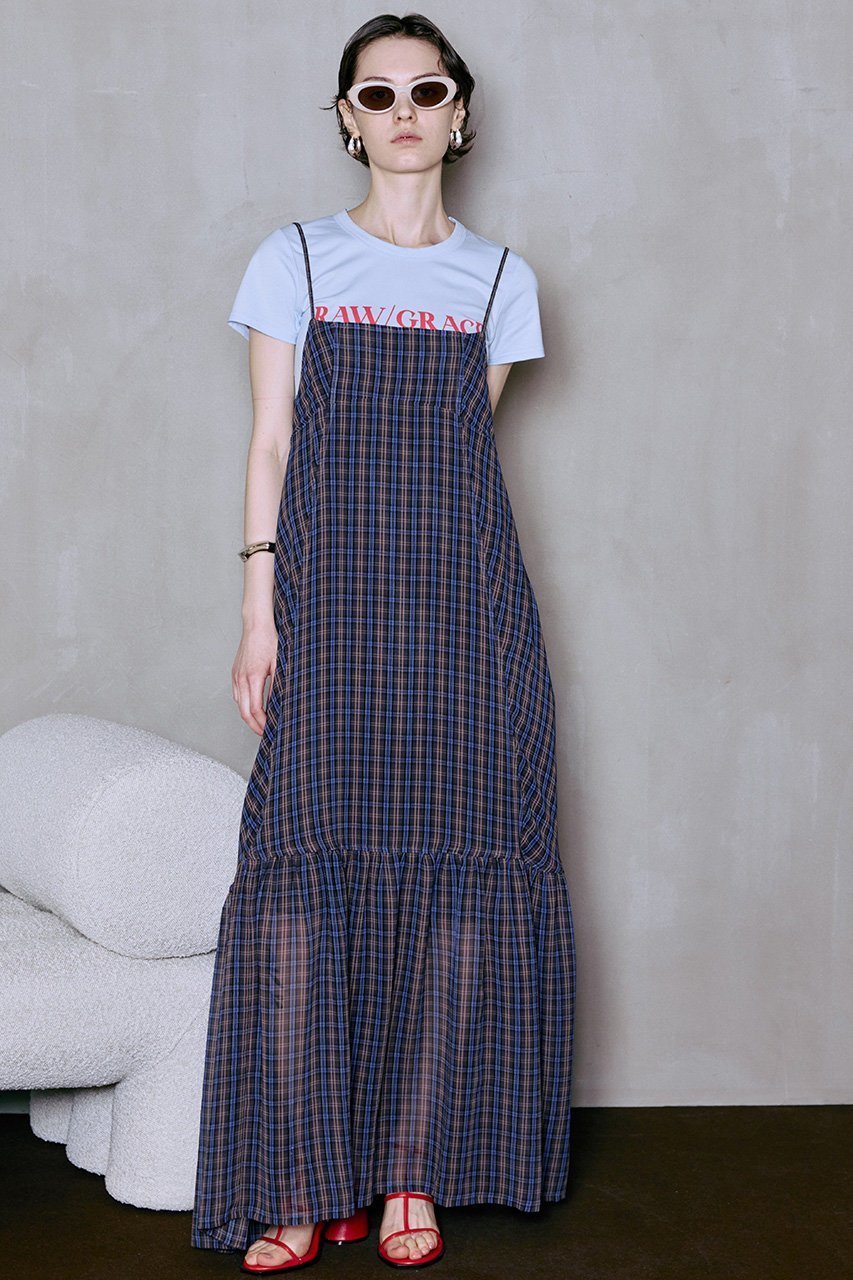 【メゾンスペシャル/MAISON SPECIAL】のMulti Check Cami Dress/マルチチェックキャミワンピース 人気、トレンドファッション・服の通販 founy(ファニー) 　ファッション　Fashion　レディースファッション　Fashion for Women　ワンピース　Dresses　フォーマル・パーティードレス・結婚式用ドレス　Elegant & Casual Dresses　キャミソールワンピース　Camisole Dresses　チュニック　Tunic Tops & Dresses　キャミワンピース　Cami Dress, Slip Dress　チェック　Check, Plaid, Tartan　チュニック　Tunic, Long Top　ロング　Long, Long-Length　夏　Summer　新作・新入荷　New Arrivals / New In　other-2|ID: prp329100004923001 ipo3291000000036939288