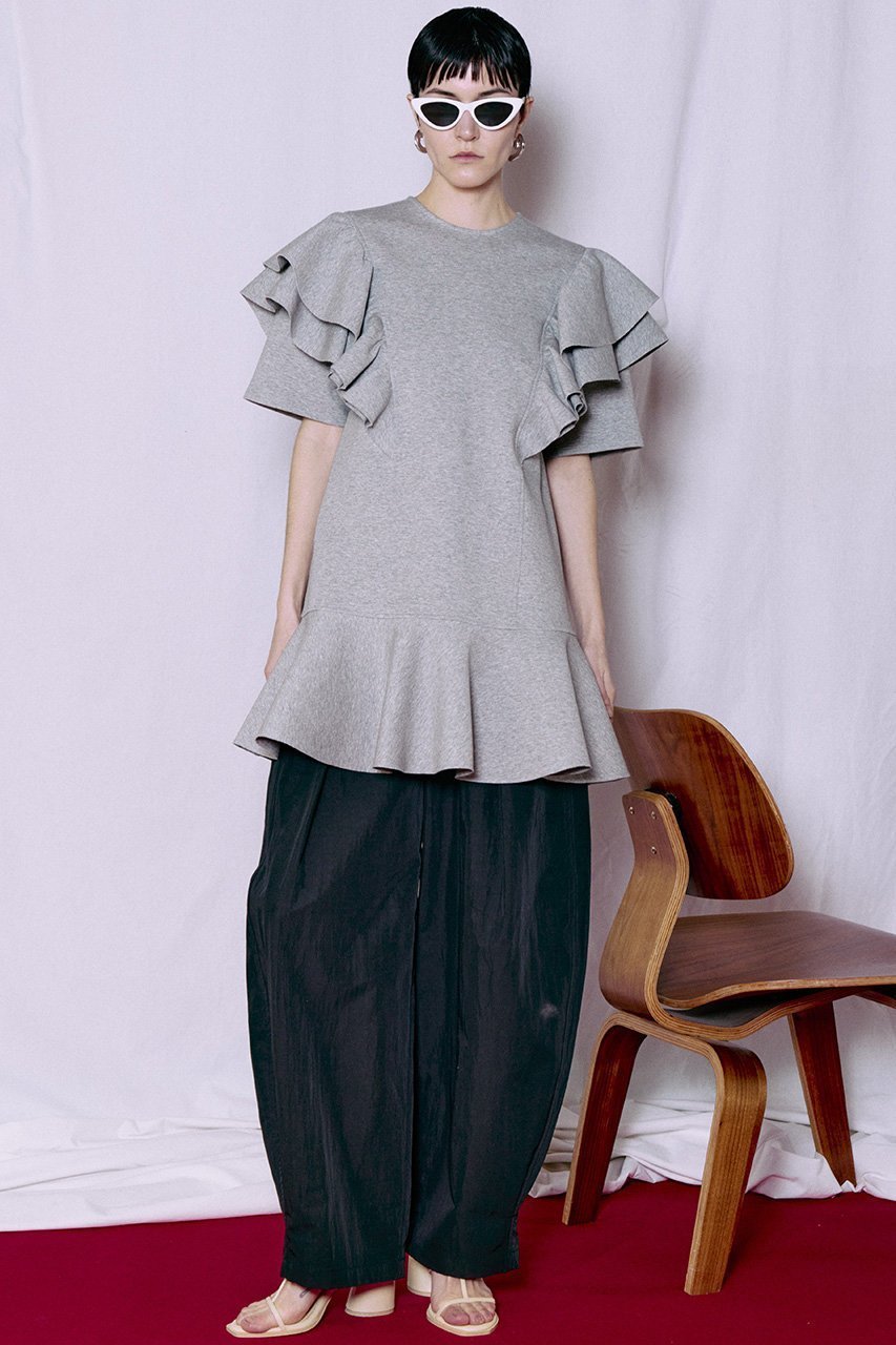 【メゾンスペシャル/MAISON SPECIAL】のFrill Mini Dress/フリルミニドレス 人気、トレンドファッション・服の通販 founy(ファニー) 　ファッション　Fashion　レディースファッション　Fashion for Women　ワンピース　Dresses　フォーマル・パーティードレス・結婚式用ドレス　Elegant & Casual Dresses　チュニック　Tunic Tops & Dresses　おすすめ　Recommended / Our Picks　ショルダー　Shoulder, Shoulder Strap　チュニック　Tunic, Long Top　ドレス　Dress, One-Piece　フリル　Frill, Ruffle　フレア　Flare, Flared　ボトム　Bottoms, Lower Wear　ラッフル　Ruffle, Frill　ロング　Long, Long-Length　新作・新入荷　New Arrivals / New In　other-4|ID: prp329100004923006 ipo3291000000036939339