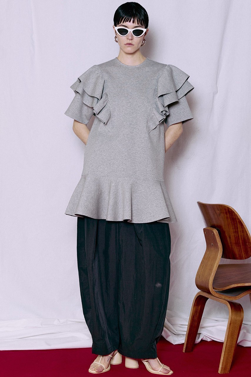 【メゾンスペシャル/MAISON SPECIAL】のFrill Mini Dress/フリルミニドレス 人気、トレンドファッション・服の通販 founy(ファニー) 　ファッション　Fashion　レディースファッション　Fashion for Women　ワンピース　Dresses　フォーマル・パーティードレス・結婚式用ドレス　Elegant & Casual Dresses　チュニック　Tunic Tops & Dresses　おすすめ　Recommended / Our Picks　ショルダー　Shoulder, Shoulder Strap　チュニック　Tunic, Long Top　ドレス　Dress, One-Piece　フリル　Frill, Ruffle　フレア　Flare, Flared　ボトム　Bottoms, Lower Wear　ラッフル　Ruffle, Frill　ロング　Long, Long-Length　新作・新入荷　New Arrivals / New In　other-5|ID: prp329100004923006 ipo3291000000036939341