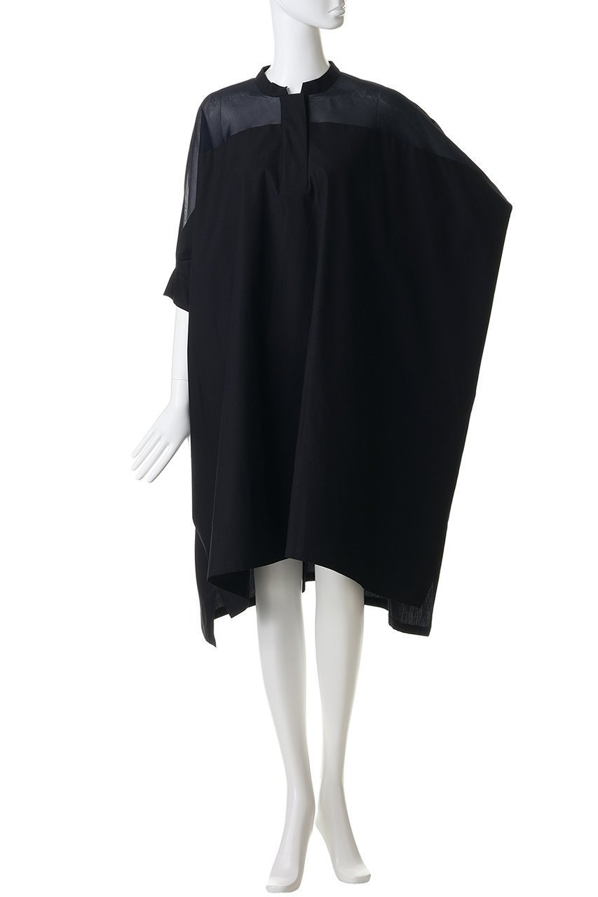 【ミズイロ インド/mizuiro ind】のsheer shoulder wide OP ワンピース 人気、トレンドファッション・服の通販 founy(ファニー) 　ファッション　Fashion　レディースファッション　Fashion for Women　ワンピース　Dresses　チュニック　Tunic Tops & Dresses　シアー　Sheer, See-Through　チュニック　Tunic, Long Top　パーティ　Party, Party Style　ポンチョ　Poncho, Cape Style　ヨーク　Yoke, Yoke Design　ロング　Long, Long-Length　エレガント 上品　Elegant　新作・新入荷　New Arrivals / New In　other-2|ID: prp329100004923009 ipo3291000000036939363