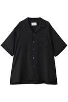 【シュタイン/ssstein】の【UNISEX】CUPRO TWILL OVERSIZED OPEN COLLAR SS SHIRT 人気、トレンドファッション・服の通販 founy(ファニー) ファッション Fashion レディースファッション Fashion for Women トップス・カットソー Cut & Sew Tops シャツ・ブラウス・オフィスカジュアル Elegant Blouses & Button-Ups ユニセックス Unisex, Genderless ショート Short, Short Length スリーブ Sleeve, Long Sleeve / Short Sleeve 半袖 Short Sleeve, Half Sleeve 夏 Summer 新作・新入荷 New Arrivals / New In thumbnail ブラック|ID: prp329100004923010 ipo3291000000036939374