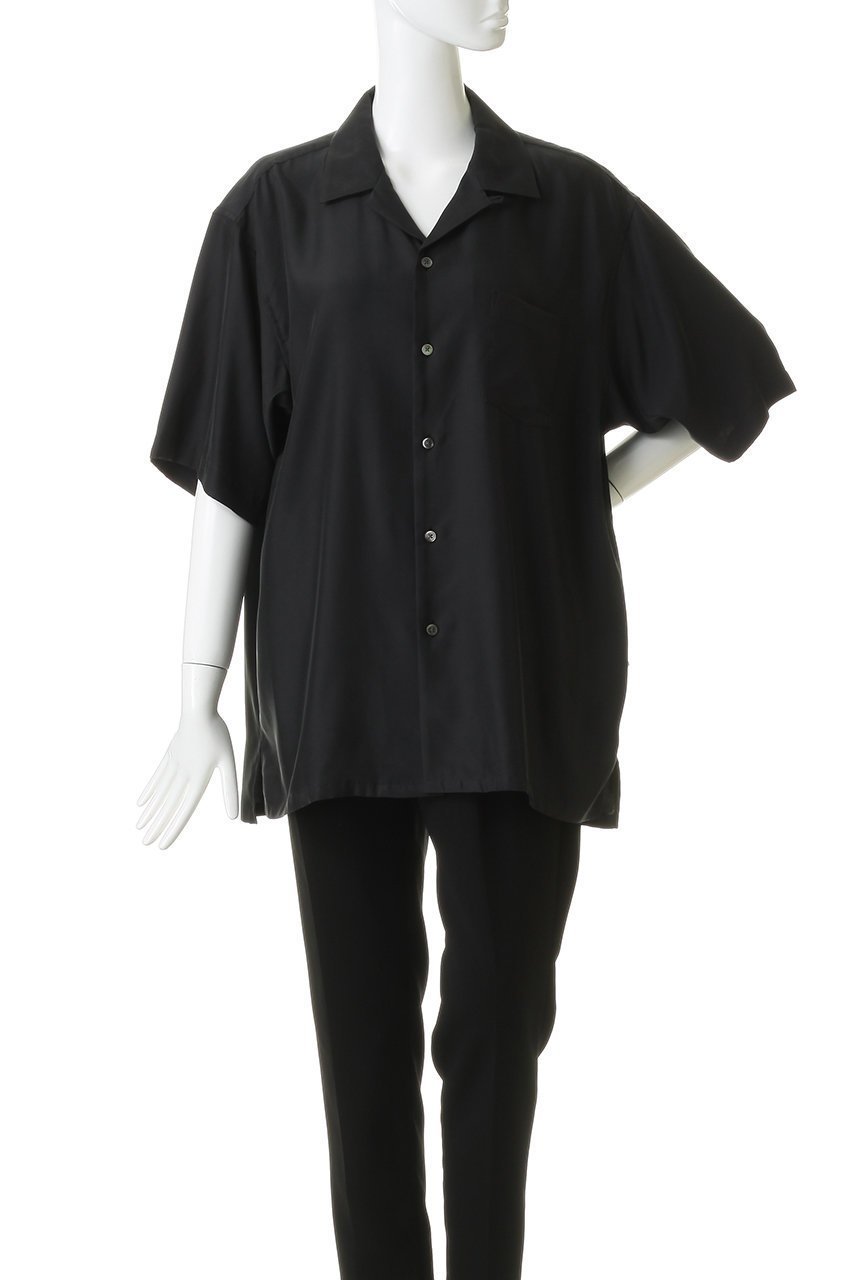 【シュタイン/ssstein】の【UNISEX】CUPRO TWILL OVERSIZED OPEN COLLAR SS SHIRT 人気、トレンドファッション・服の通販 founy(ファニー) 　ファッション　Fashion　レディースファッション　Fashion for Women　トップス・カットソー　Cut & Sew Tops　シャツ・ブラウス・オフィスカジュアル　Elegant Blouses & Button-Ups　ユニセックス　Unisex, Genderless　ショート　Short, Short Length　スリーブ　Sleeve, Long Sleeve / Short Sleeve　半袖　Short Sleeve, Half Sleeve　夏　Summer　新作・新入荷　New Arrivals / New In　other-2|ID: prp329100004923010 ipo3291000000036939377