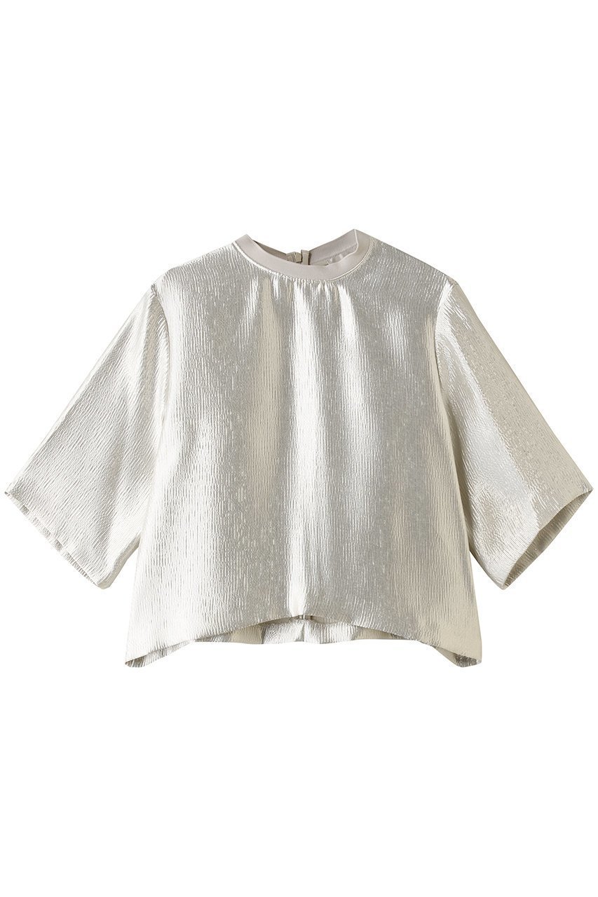 【オスロー/OSLOW】のシャイニーブライトントップス 人気、トレンドファッション・服の通販 founy(ファニー) 　ファッション　Fashion　レディースファッション　Fashion for Women　トップス・カットソー　Cut & Sew Tops　シャツ・ブラウス・オフィスカジュアル　Elegant Blouses & Button-Ups　ショート　Short, Short Length　スリーブ　Sleeve, Long Sleeve / Short Sleeve　フェミニン　Feminine, Girly　マニッシュ　Mannish, Boyish　新作・新入荷　New Arrivals / New In　 other-1|ID: prp329100004923014 ipo3291000000036939403