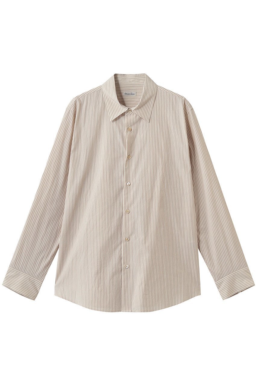 【スティーブンアラン/steven alan】のコットン ボイル シャツ 人気、トレンドファッション・服の通販 founy(ファニー) 　ファッション　Fashion　レディースファッション　Fashion for Women　トップス・カットソー　Cut & Sew Tops　シャツ・ブラウス・オフィスカジュアル　Elegant Blouses & Button-Ups　インナー　Innerwear　ストライプ　Stripe, Striped Pattern　スリーブ　Sleeve, Long Sleeve / Short Sleeve　ベーシック　Basic, Essential　ロング　Long, Long-Length　今季　This Season, Current Season　定番　Standard, Basic Item　新作・新入荷　New Arrivals / New In　 other-1|ID: prp329100004923022 ipo3291000000036939480