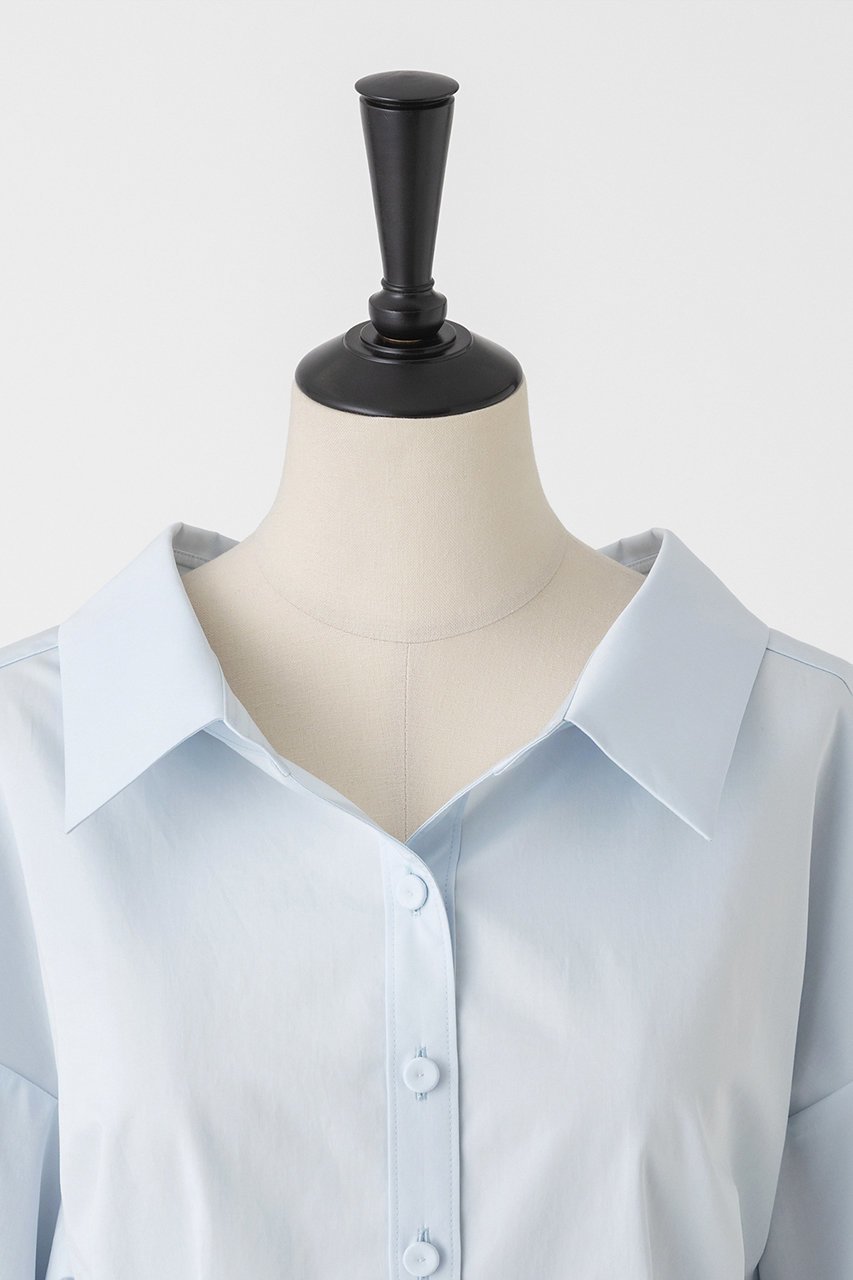 【オーヴィル/EAUVIRE】のクラシックシネマシャツ 人気、トレンドファッション・服の通販 founy(ファニー) 　ファッション　Fashion　レディースファッション　Fashion for Women　トップス・カットソー　Cut & Sew Tops　シャツ・ブラウス・オフィスカジュアル　Elegant Blouses & Button-Ups　なめらか　Smooth, Silky Texture　カフス　Cuff Design　クラシカル　Classical, Vintage-Inspired　サテン　Satin, Glossy Fabric　シンプル　Simple, Minimal　スリーブ　Sleeve, Long Sleeve / Short Sleeve　フォルム　Silhouette, Form　ロング　Long, Long-Length　新作・新入荷　New Arrivals / New In　日本製　Made In Japan　other-4|ID: prp329100004923027 ipo3291000000036939528