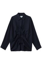 【スタニングルアー/STUNNING LURE】のフロントタックシャツ 人気、トレンドファッション・服の通販 founy(ファニー) ファッション Fashion レディースファッション Fashion for Women トップス・カットソー Cut & Sew Tops シャツ・ブラウス・オフィスカジュアル Elegant Blouses & Button-Ups シンプル Simple, Minimal スリーブ Sleeve, Long Sleeve / Short Sleeve ファブリック Fabric, Textile フロント Front, Front Design ボトム Bottoms, Lower Wear リボン Ribbon, Bow ロング Long, Long-Length 新作・新入荷 New Arrivals / New In thumbnail ネイビー|ID: prp329100004923029 ipo3291000000036939557