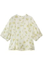 【ブラミンク/BLAMINK】のフラワーショートスリーブブラウス イエロー|ID:prp329100004923036