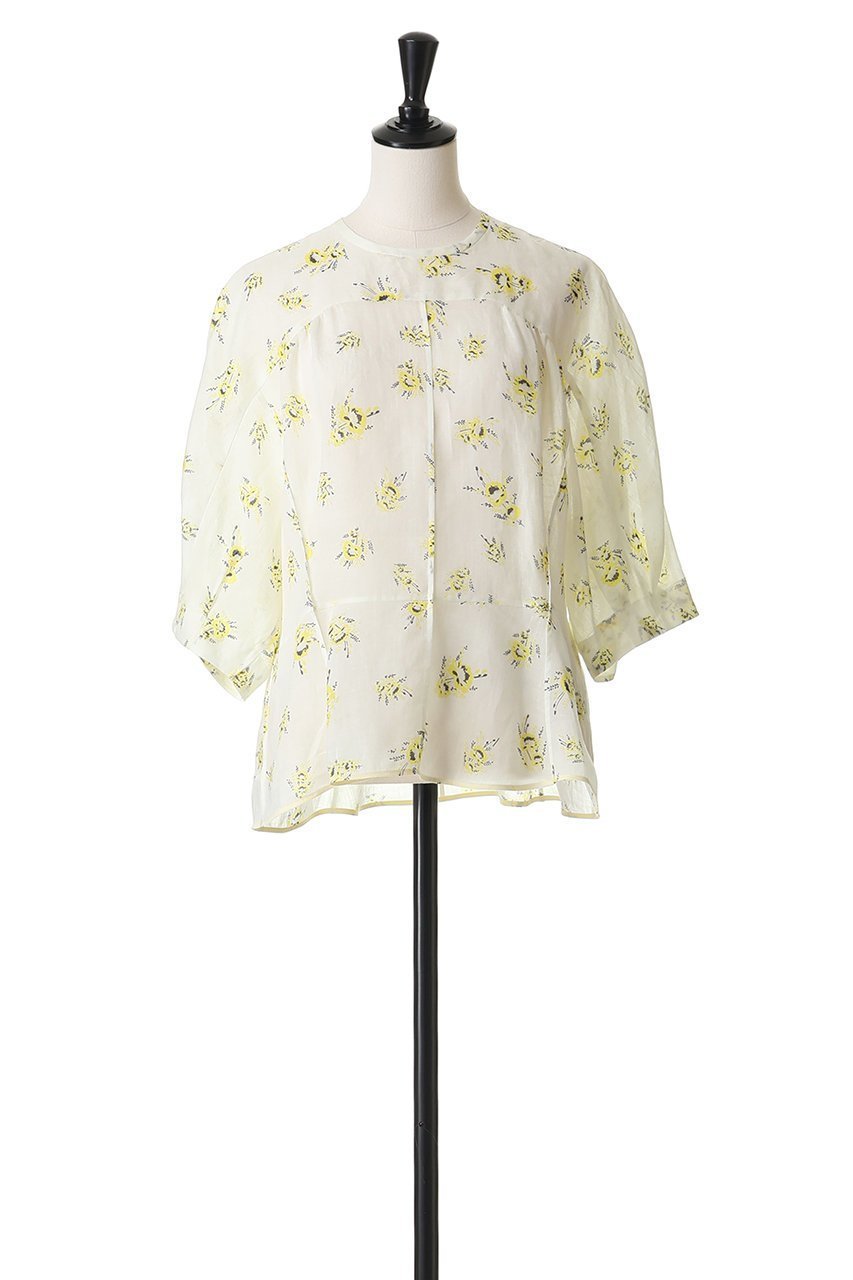 【ブラミンク/BLAMINK】のフラワーショートスリーブブラウス 人気、トレンドファッション・服の通販 founy(ファニー) ファッション Fashion レディースファッション Fashion for Women トップス・カットソー Cut & Sew Tops シャツ・ブラウス・オフィスカジュアル Elegant Blouses & Button-Ups アンティーク Antique-Inspired ショート Short, Short Length スリーブ Sleeve, Long Sleeve / Short Sleeve フラワー Flower, Floral ペプラム Peplum, Flared Hem エレガント 上品 Elegant 夏 Summer 新作・新入荷 New Arrivals / New In 春 Spring S/S・春夏 SS, Spring/Summer, Warm Season other-2|ID: prp329100004923036 ipo3291000000036939602