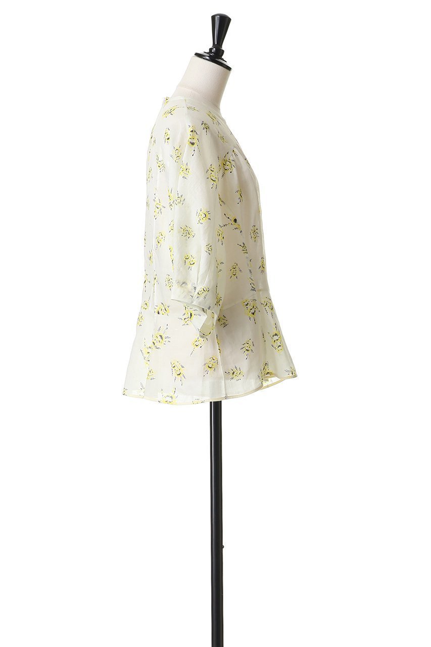 【ブラミンク/BLAMINK】のフラワーショートスリーブブラウス 人気、トレンドファッション・服の通販 founy(ファニー) ファッション Fashion レディースファッション Fashion for Women トップス・カットソー Cut & Sew Tops シャツ・ブラウス・オフィスカジュアル Elegant Blouses & Button-Ups アンティーク Antique-Inspired ショート Short, Short Length スリーブ Sleeve, Long Sleeve / Short Sleeve フラワー Flower, Floral ペプラム Peplum, Flared Hem エレガント 上品 Elegant 夏 Summer 新作・新入荷 New Arrivals / New In 春 Spring S/S・春夏 SS, Spring/Summer, Warm Season other-3|ID: prp329100004923036 ipo3291000000036939604