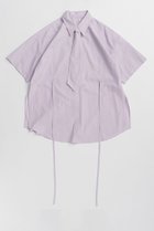 【メゾンスペシャル/MAISON SPECIAL】のHalf-Sleeve Over Tie Shirt/ハーフスリーブオーバーネクタイシャツ 人気、トレンドファッション・服の通販 founy(ファニー) ファッション Fashion レディースファッション Fashion for Women トップス・カットソー Cut & Sew Tops シャツ・ブラウス・オフィスカジュアル Elegant Blouses & Button-Ups おすすめ Recommended / Our Picks サンダル Sandals, Summer Shoes ショート Short, Short Length スリーブ Sleeve, Long Sleeve / Short Sleeve トレンド Trend, Trending Now バランス Balance, Style Balance マニッシュ Mannish, Boyish ミックス Mix, Mixed Style ルーズ Loose, Oversized 今季 This Season, Current Season 半袖 Short Sleeve, Half Sleeve 新作・新入荷 New Arrivals / New In thumbnail PPL(パープル)|ID: prp329100004923047 ipo3291000000036939671