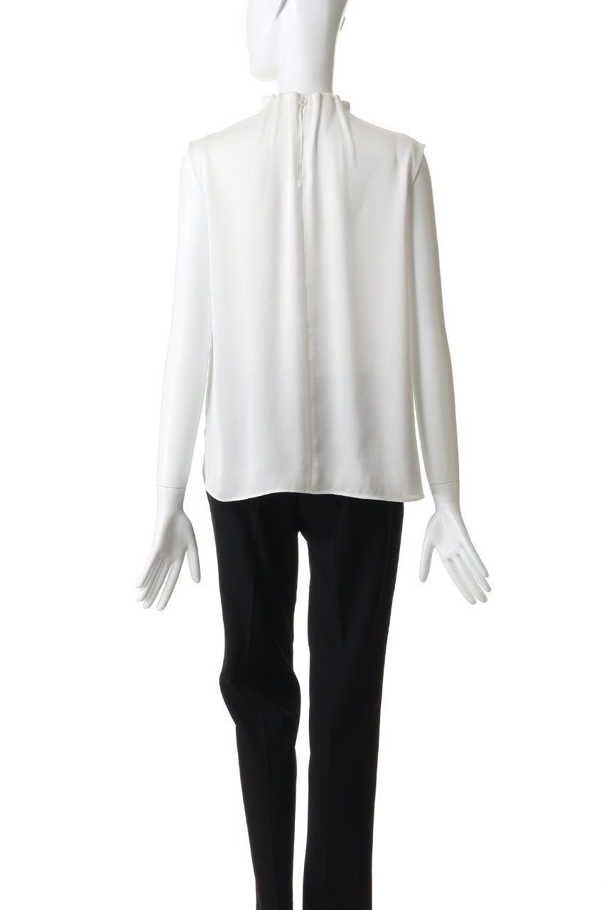 【アナイ/ANAYI】のヴィンテージサテンスタンドブラウス 人気、トレンドファッション・服の通販 founy(ファニー) 　ファッション　Fashion　レディースファッション　Fashion for Women　トップス・カットソー　Cut & Sew Tops　シャツ・ブラウス・オフィスカジュアル　Elegant Blouses & Button-Ups　サテン　Satin, Glossy Fabric　スリーブ　Sleeve, Long Sleeve / Short Sleeve　ネックレス　Necklace, Pendant Necklace　フレア　Flare, Flared　マニッシュ　Mannish, Boyish　ロング　Long, Long-Length　エレガント 上品　Elegant　新作・新入荷　New Arrivals / New In　other-4|ID: prp329100004923048 ipo3291000000036939685