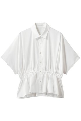 【アルアバイル/allureville】のTCドルマンシャツブラウス 大人の最旬トレンドファッション＆コーディネート founy(ファウニー) ファッション Fashion レディースファッション Fashion for Women トップス・カットソー Cut & Sew Tops シャツ・ブラウス・オフィスカジュアル Elegant Blouses & Button-Ups ショート Short, Short Length スリーブ Sleeve, Long Sleeve / Short Sleeve トレンド Trend, Trending Now フェミニン Feminine, Girly フレア Flare, Flared ペプラム Peplum, Flared Hem 再入荷 Restock / Back in Stock |ID:prp329100004923056