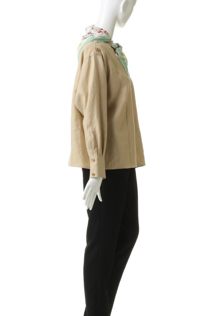 【エリオポール/heliopole】の【muller of yoshiokubo】2WAY シャツ PALMA SCARF付き 人気、トレンドファッション・服の通販 founy(ファニー) 　ファッション　Fashion　レディースファッション　Fashion for Women　トップス・カットソー　Cut & Sew Tops　シャツ・ブラウス・オフィスカジュアル　Elegant Blouses & Button-Ups　キャミソール　Camisole, Spaghetti Strap Top　シンプル　Simple, Minimal　スカーフ　Scarf, Neckwear　スラックス　Slacks, Dress Pants　スリーブ　Sleeve, Long Sleeve / Short Sleeve　デニム　Denim, Jeans Material　ロング　Long, Long-Length　新作・新入荷　New Arrivals / New In　other-3|ID: prp329100004923058 ipo3291000000036939757