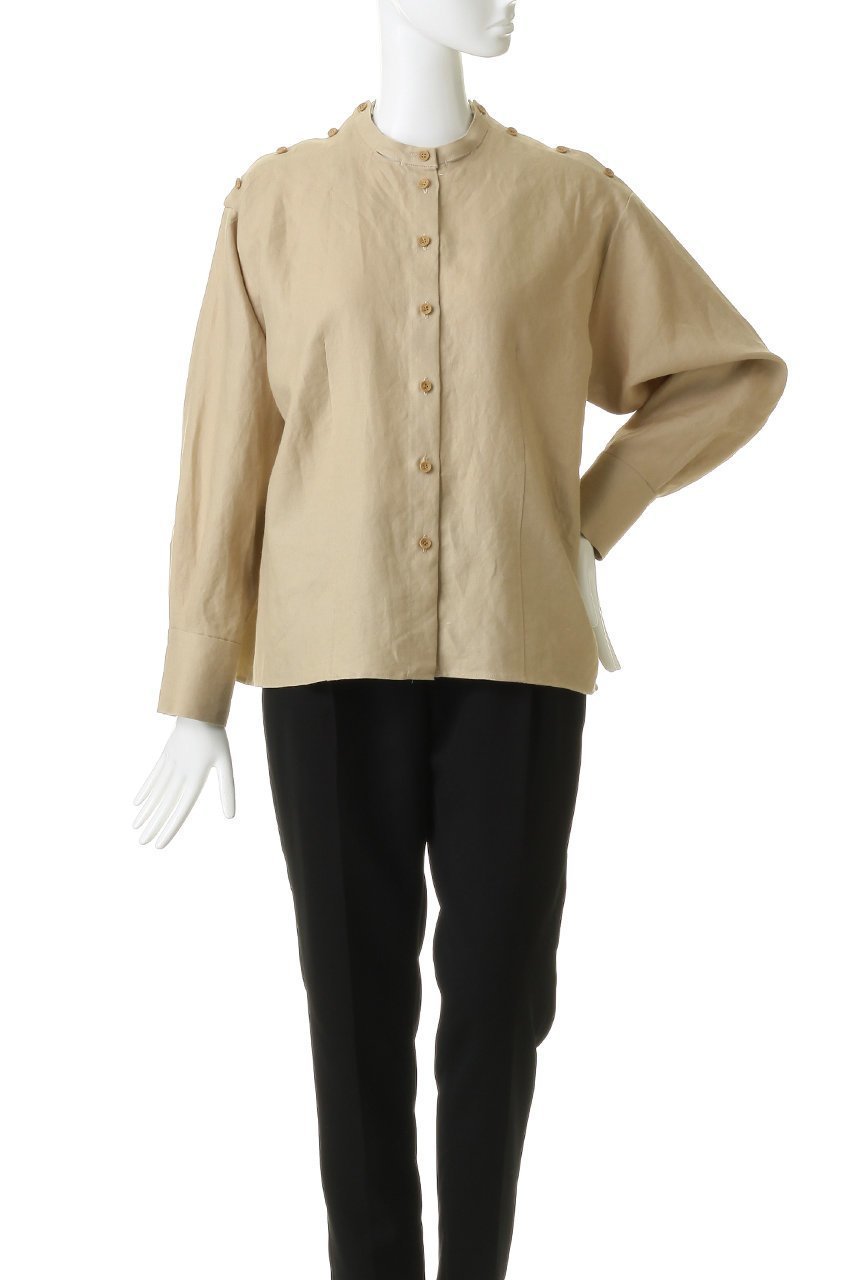 【エリオポール/heliopole】の【muller of yoshiokubo】2WAY シャツ PALMA SCARF付き 人気、トレンドファッション・服の通販 founy(ファニー) 　ファッション　Fashion　レディースファッション　Fashion for Women　トップス・カットソー　Cut & Sew Tops　シャツ・ブラウス・オフィスカジュアル　Elegant Blouses & Button-Ups　キャミソール　Camisole, Spaghetti Strap Top　シンプル　Simple, Minimal　スカーフ　Scarf, Neckwear　スラックス　Slacks, Dress Pants　スリーブ　Sleeve, Long Sleeve / Short Sleeve　デニム　Denim, Jeans Material　ロング　Long, Long-Length　新作・新入荷　New Arrivals / New In　other-6|ID: prp329100004923058 ipo3291000000036939765