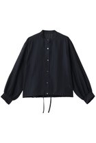 【エリオポール/heliopole】のシアーストライプドローストリングシャツ 人気、トレンドファッション・服の通販 founy(ファニー) ファッション Fashion レディースファッション Fashion for Women トップス・カットソー Cut & Sew Tops シャツ・ブラウス・オフィスカジュアル Elegant Blouses & Button-Ups シアー Sheer, See-Through シンプル Simple, Minimal ストライプ Stripe, Striped Pattern スリーブ Sleeve, Long Sleeve / Short Sleeve バルーン Balloon, Balloon Silhouette ロング Long, Long-Length 新作・新入荷 New Arrivals / New In thumbnail ネイビー|ID: prp329100004923059 ipo3291000000036939774