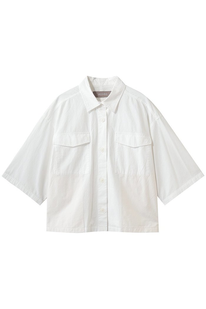 【エリオポール/heliopole】のウォッシュドハーフスリーブシャツ インテリア・キッズ・メンズ・レディースファッション・服の通販 founy(ファウニー) https://founy.com/ ファッション Fashion レディースファッション Fashion for Women トップス・カットソー Cut & Sew Tops シャツ・ブラウス・オフィスカジュアル Elegant Blouses & Button-Ups おすすめ Recommended / Our Picks ショート Short, Short Length スリーブ Sleeve, Long Sleeve / Short Sleeve フラップ Flap, Flap Pocket ポケット Pocket, Pocket Detail ロング Long, Long-Length 夏 Summer 新作・新入荷 New Arrivals / New In 春 Spring S/S・春夏 SS, Spring/Summer, Warm Season |ID: prp329100004923062 ipo3291000000036939801