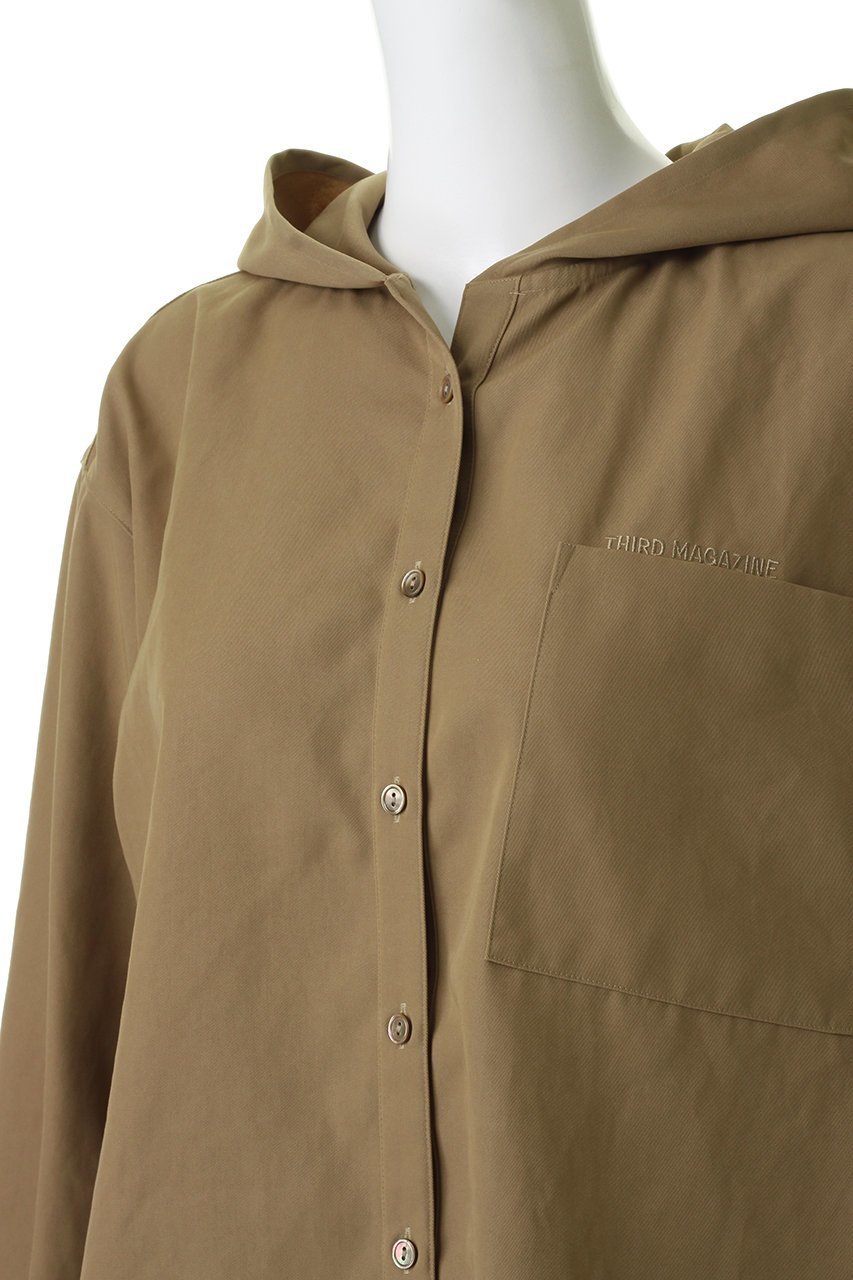 【サードマガジン/THIRD MAGAZINE】のフーディーシャツ 人気、トレンドファッション・服の通販 founy(ファニー) 　ファッション　Fashion　レディースファッション　Fashion for Women　トップス・カットソー　Cut & Sew Tops　シャツ・ブラウス・オフィスカジュアル　Elegant Blouses & Button-Ups　スリーブ　Sleeve, Long Sleeve / Short Sleeve　ロング　Long, Long-Length　新作・新入荷　New Arrivals / New In　other-5|ID: prp329100004923077 ipo3291000000036939935