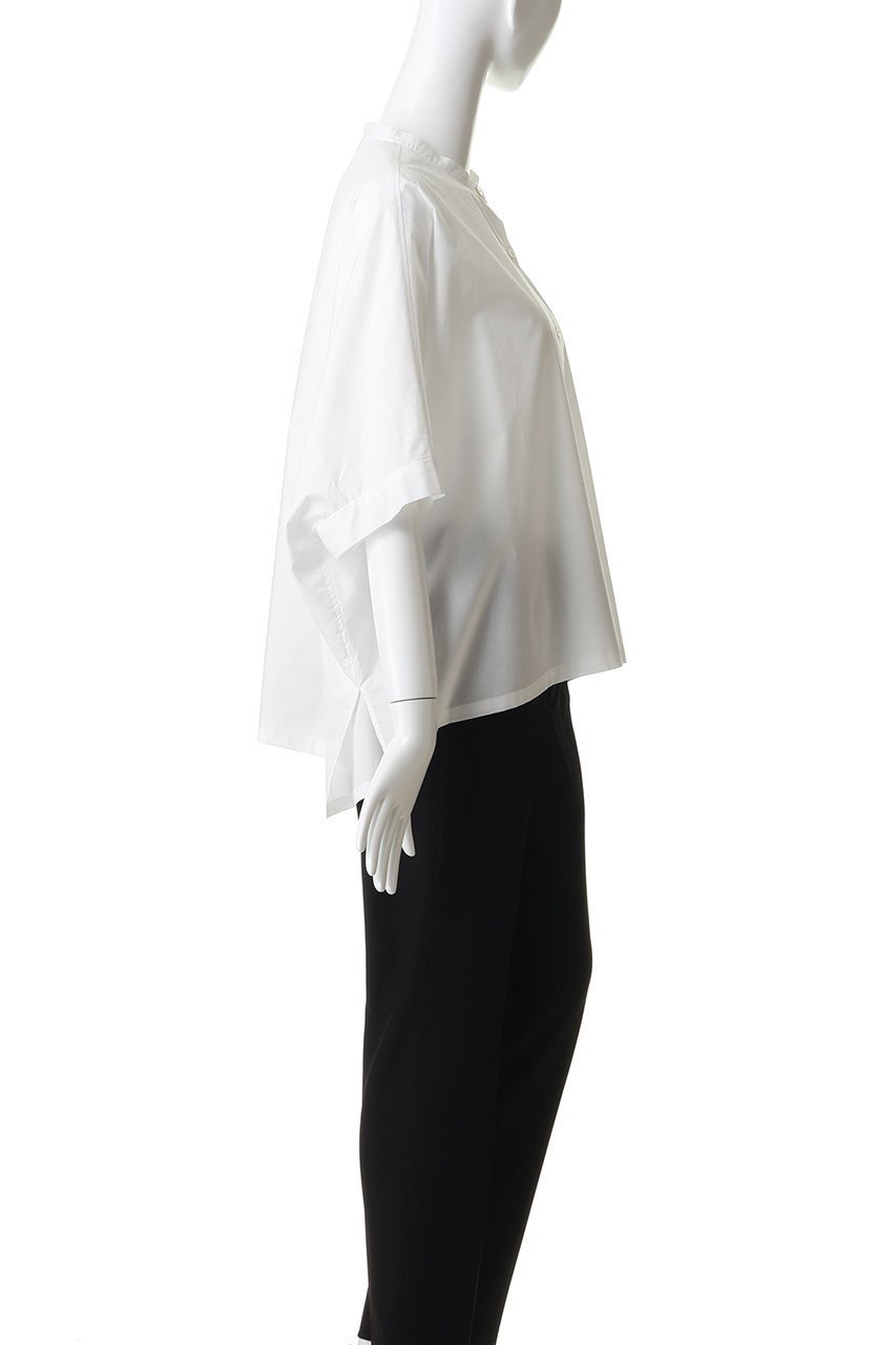 【ミズイロ インド/mizuiro ind】のhalf slv stand collar wide shirt シャツ 人気、トレンドファッション・服の通販 founy(ファニー) 　ファッション　Fashion　レディースファッション　Fashion for Women　トップス・カットソー　Cut & Sew Tops　シャツ・ブラウス・オフィスカジュアル　Elegant Blouses & Button-Ups　ショート　Short, Short Length　スタンド　Stand Collar, Upright Stand　スリーブ　Sleeve, Long Sleeve / Short Sleeve　トレンド　Trend, Trending Now　リラックス　Relax, Relaxed Fit　ワイド　Wide, Wide Fit　再入荷　Restock / Back in Stock　other-3|ID: prp329100004923080 ipo3291000000036939945