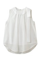 【ランバン オン ブルー/LANVIN en Bleu】のオーガンジーネックリボンブラウス 人気、トレンドファッション・服の通販 founy(ファニー) ファッション Fashion レディースファッション Fashion for Women トップス・カットソー Cut & Sew Tops キャミソール&ノースリーブ Camisoles & Sleeveless Tops シャツ・ブラウス・オフィスカジュアル Elegant Blouses & Button-Ups オーガンジー Organza Fabric クラシカル Classical, Vintage-Inspired ダウン Down, Puffer デニム Denim, Jeans Material ノースリーブ Sleeveless, No-Sleeve フレア Flare, Flared リボン Ribbon, Bow 新作・新入荷 New Arrivals / New In thumbnail オフ|ID: prp329100004923084 ipo3291000000036939974