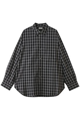 【スティーブンアラン/steven alan / MEN】の【MEN】C/L/S オンブレー チェック レギュラーカラー シャツ LOOSE 人気、トレンドファッション・服の通販 founy(ファニー) ファッション Fashion メンズファッション Fashion for Men 2023年 2023 2023春夏・S/S Spring/Summer 2023 SS23 シルク Silk, 100% Silk スリーブ Sleeve, Long Sleeve / Short Sleeve チェック Check, Plaid, Tartan リネン Linen, Linen Fabric ルーズ Loose, Oversized レギュラー Regular, Standard Fit ロング Long, Long-Length エレガント 上品 Elegant 定番 Standard, Basic Item 新作・新入荷 New Arrivals / New In |ID:prp329100004923089