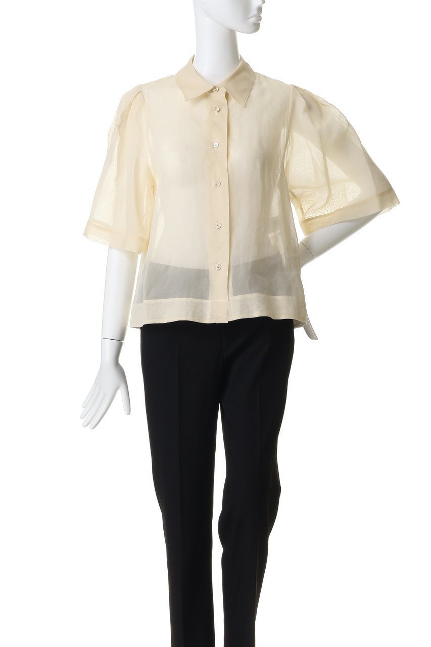 【デパリエ/DEPAREILLE】のコットンボイルショートスリーブブラウス 人気、トレンドファッション・服の通販 founy(ファニー) 　ファッション　Fashion　レディースファッション　Fashion for Women　トップス・カットソー　Cut & Sew Tops　シャツ・ブラウス・オフィスカジュアル　Elegant Blouses & Button-Ups　インナー　Innerwear　エアリー　Airy Texture　ショート　Short, Short Length　スリーブ　Sleeve, Long Sleeve / Short Sleeve　トレンド　Trend, Trending Now　新作・新入荷　New Arrivals / New In　other-2|ID: prp329100004923091 ipo3291000000036940025