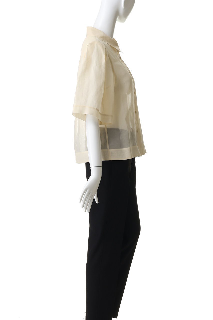 【デパリエ/DEPAREILLE】のコットンボイルショートスリーブブラウス 人気、トレンドファッション・服の通販 founy(ファニー) 　ファッション　Fashion　レディースファッション　Fashion for Women　トップス・カットソー　Cut & Sew Tops　シャツ・ブラウス・オフィスカジュアル　Elegant Blouses & Button-Ups　インナー　Innerwear　エアリー　Airy Texture　ショート　Short, Short Length　スリーブ　Sleeve, Long Sleeve / Short Sleeve　トレンド　Trend, Trending Now　新作・新入荷　New Arrivals / New In　other-3|ID: prp329100004923091 ipo3291000000036940027