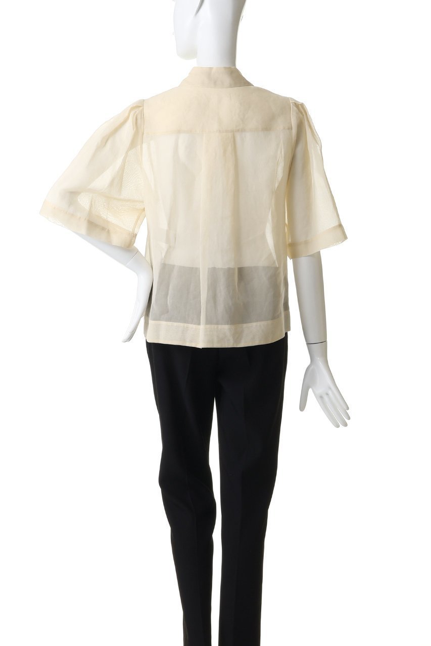 【デパリエ/DEPAREILLE】のコットンボイルショートスリーブブラウス 人気、トレンドファッション・服の通販 founy(ファニー) 　ファッション　Fashion　レディースファッション　Fashion for Women　トップス・カットソー　Cut & Sew Tops　シャツ・ブラウス・オフィスカジュアル　Elegant Blouses & Button-Ups　インナー　Innerwear　エアリー　Airy Texture　ショート　Short, Short Length　スリーブ　Sleeve, Long Sleeve / Short Sleeve　トレンド　Trend, Trending Now　新作・新入荷　New Arrivals / New In　other-4|ID: prp329100004923091 ipo3291000000036940029