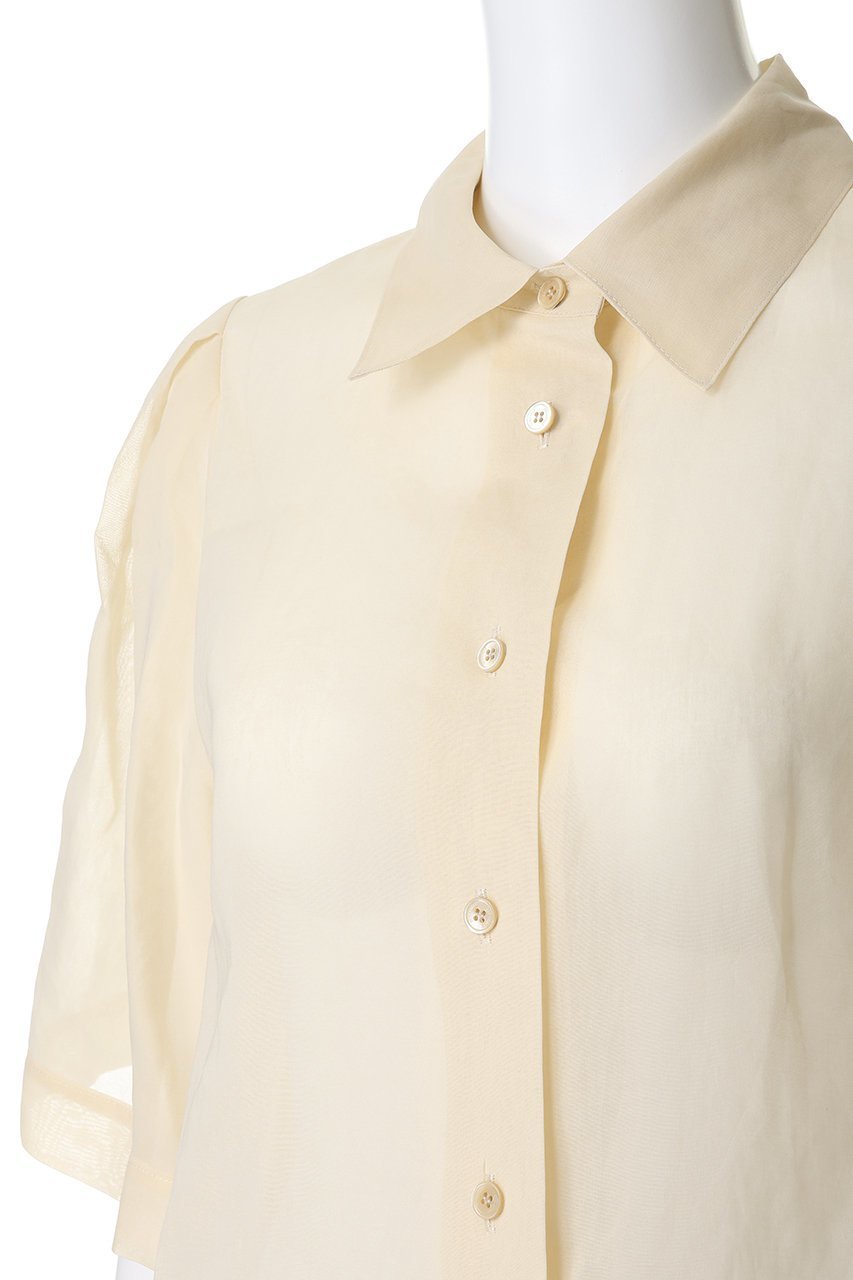 【デパリエ/DEPAREILLE】のコットンボイルショートスリーブブラウス 人気、トレンドファッション・服の通販 founy(ファニー) 　ファッション　Fashion　レディースファッション　Fashion for Women　トップス・カットソー　Cut & Sew Tops　シャツ・ブラウス・オフィスカジュアル　Elegant Blouses & Button-Ups　インナー　Innerwear　エアリー　Airy Texture　ショート　Short, Short Length　スリーブ　Sleeve, Long Sleeve / Short Sleeve　トレンド　Trend, Trending Now　新作・新入荷　New Arrivals / New In　other-5|ID: prp329100004923091 ipo3291000000036940031