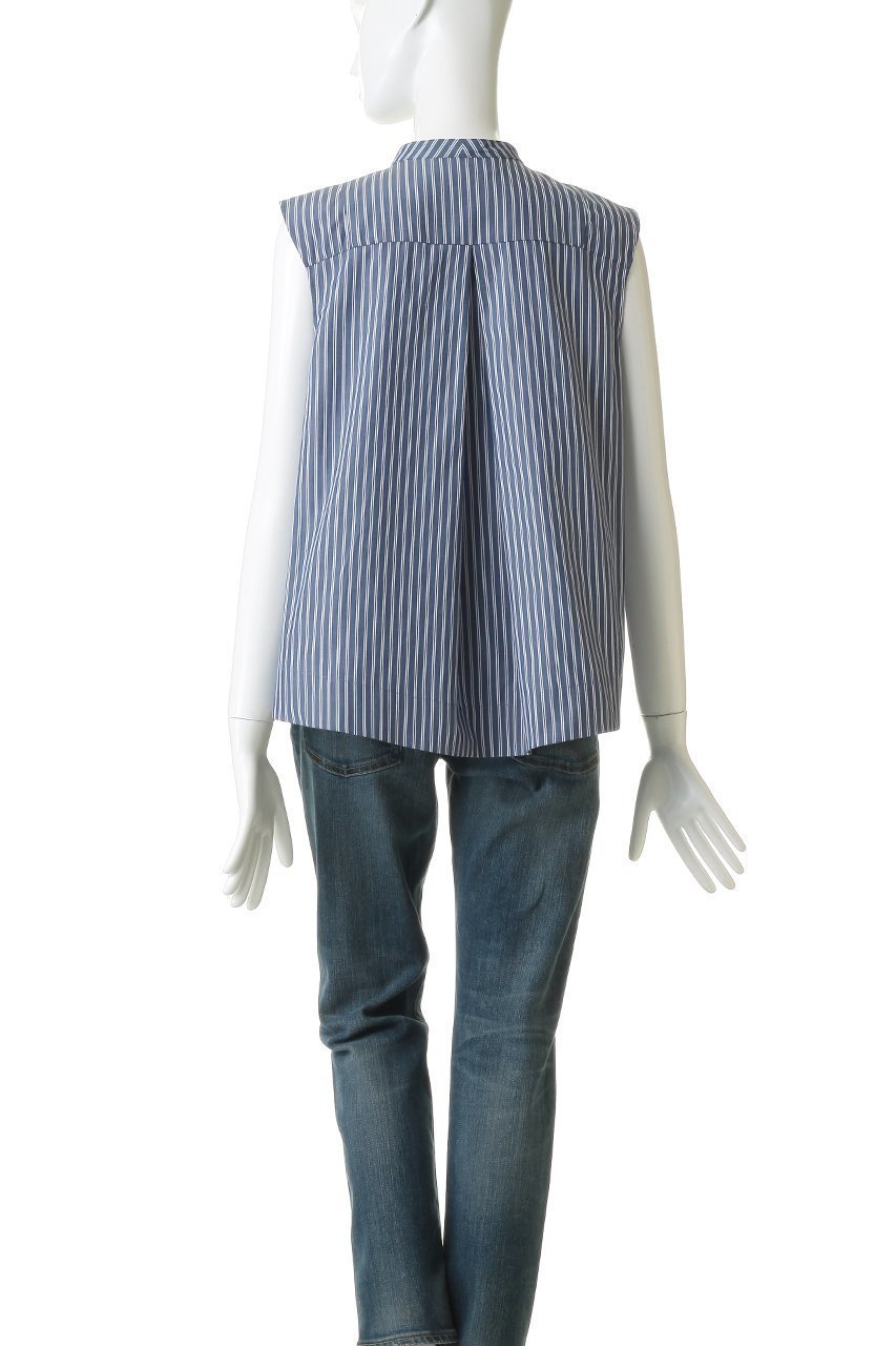 【マリリンムーン/MARILYN MOON】のモダンタックフリルフレアブラウス 人気、トレンドファッション・服の通販 founy(ファニー) 　ファッション　Fashion　レディースファッション　Fashion for Women　トップス・カットソー　Cut & Sew Tops　キャミソール&ノースリーブ　Camisoles & Sleeveless Tops　シャツ・ブラウス・オフィスカジュアル　Elegant Blouses & Button-Ups　アクセサリー　Fashion Accessories　ノースリーブ　Sleeveless, No-Sleeve　フレア　Flare, Flared　人気　Popular, Best Seller　夏　Summer　新作・新入荷　New Arrivals / New In　other-4|ID: prp329100004923092 ipo3291000000036940046