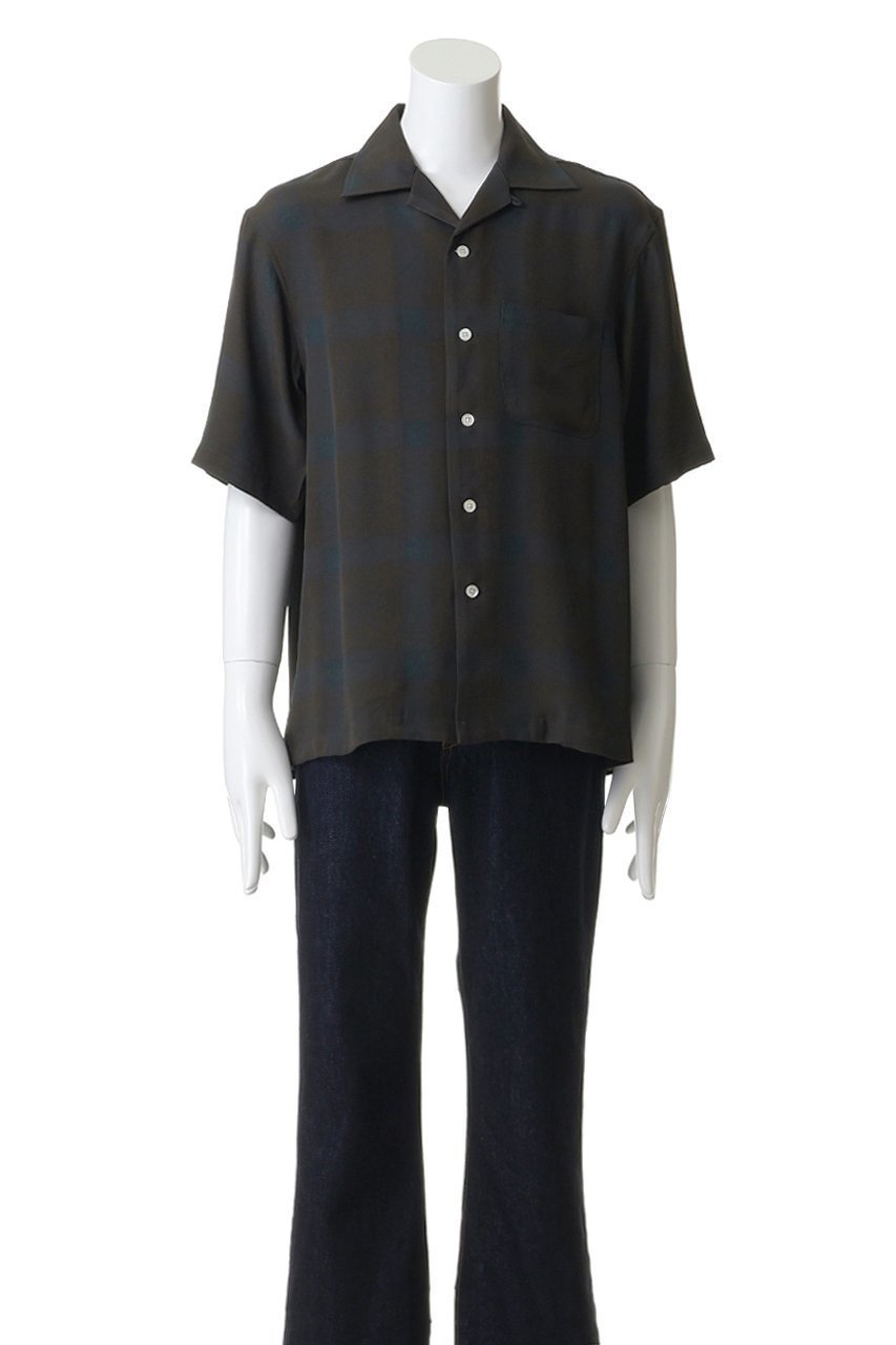 【ユニバーサルプロダクツ/UNIVERSAL PRODUCTS / MEN】の【MEN】OPEN COLLOR S/S SHIRTS 人気、トレンドファッション・服の通販 founy(ファニー) 　ファッション　Fashion　メンズファッション　Fashion for Men　ショート　Short, Short Length　シンプル　Simple, Minimal　スリーブ　Sleeve, Long Sleeve / Short Sleeve　チェック　Check, Plaid, Tartan　ハーフ　Half, Half-Length　夏　Summer　新作・新入荷　New Arrivals / New In　春　Spring　S/S・春夏　SS, Spring/Summer, Warm Season　other-2|ID: prp329100004923094 ipo3291000000036940058