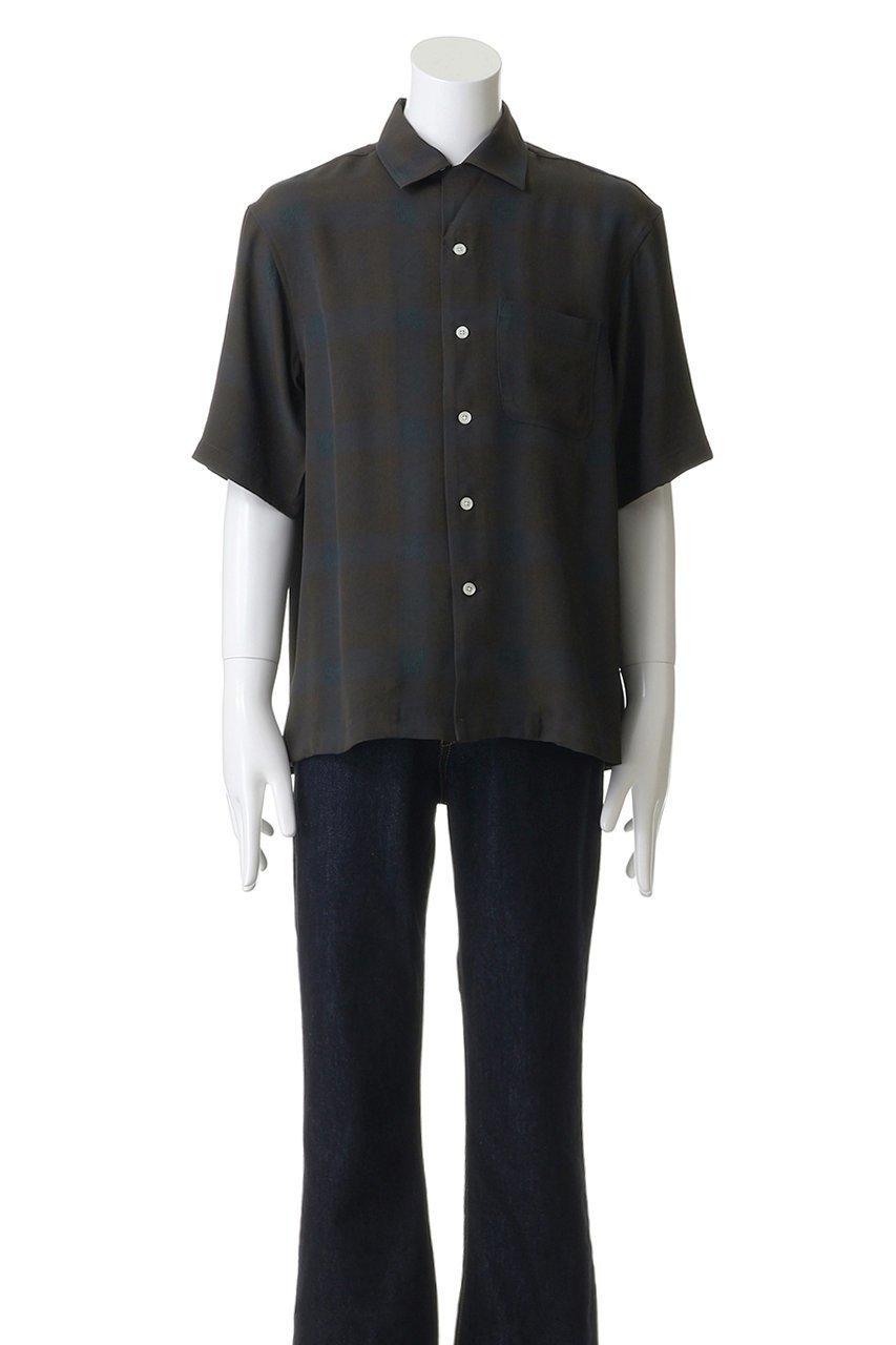 【ユニバーサルプロダクツ/UNIVERSAL PRODUCTS / MEN】の【MEN】OPEN COLLOR S/S SHIRTS 人気、トレンドファッション・服の通販 founy(ファニー) 　ファッション　Fashion　メンズファッション　Fashion for Men　ショート　Short, Short Length　シンプル　Simple, Minimal　スリーブ　Sleeve, Long Sleeve / Short Sleeve　チェック　Check, Plaid, Tartan　ハーフ　Half, Half-Length　夏　Summer　新作・新入荷　New Arrivals / New In　春　Spring　S/S・春夏　SS, Spring/Summer, Warm Season　other-6|ID: prp329100004923094 ipo3291000000036940066