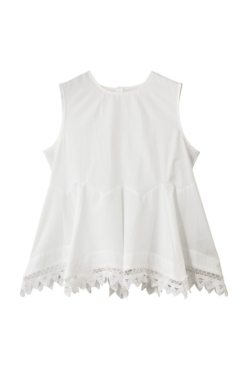 【マリリンムーン/MARILYN MOON】の2wayハンカチヘムブラウス インテリア・キッズ・メンズ・レディースファッション・服の通販 founy(ファニー) 　ファッション　Fashion　レディースファッション　Fashion for Women　トップス・カットソー　Cut & Sew Tops　キャミソール&ノースリーブ　Camisoles & Sleeveless Tops　シャツ・ブラウス・オフィスカジュアル　Elegant Blouses & Button-Ups　カットソー　Cut and Sewn Top　ノースリーブ　Sleeveless, No-Sleeve　ベスト　Vest, Waistcoat　ロング　Long, Long-Length　新作・新入荷　New Arrivals / New In　ホワイト|ID: prp329100004923098 ipo3291000000036940088