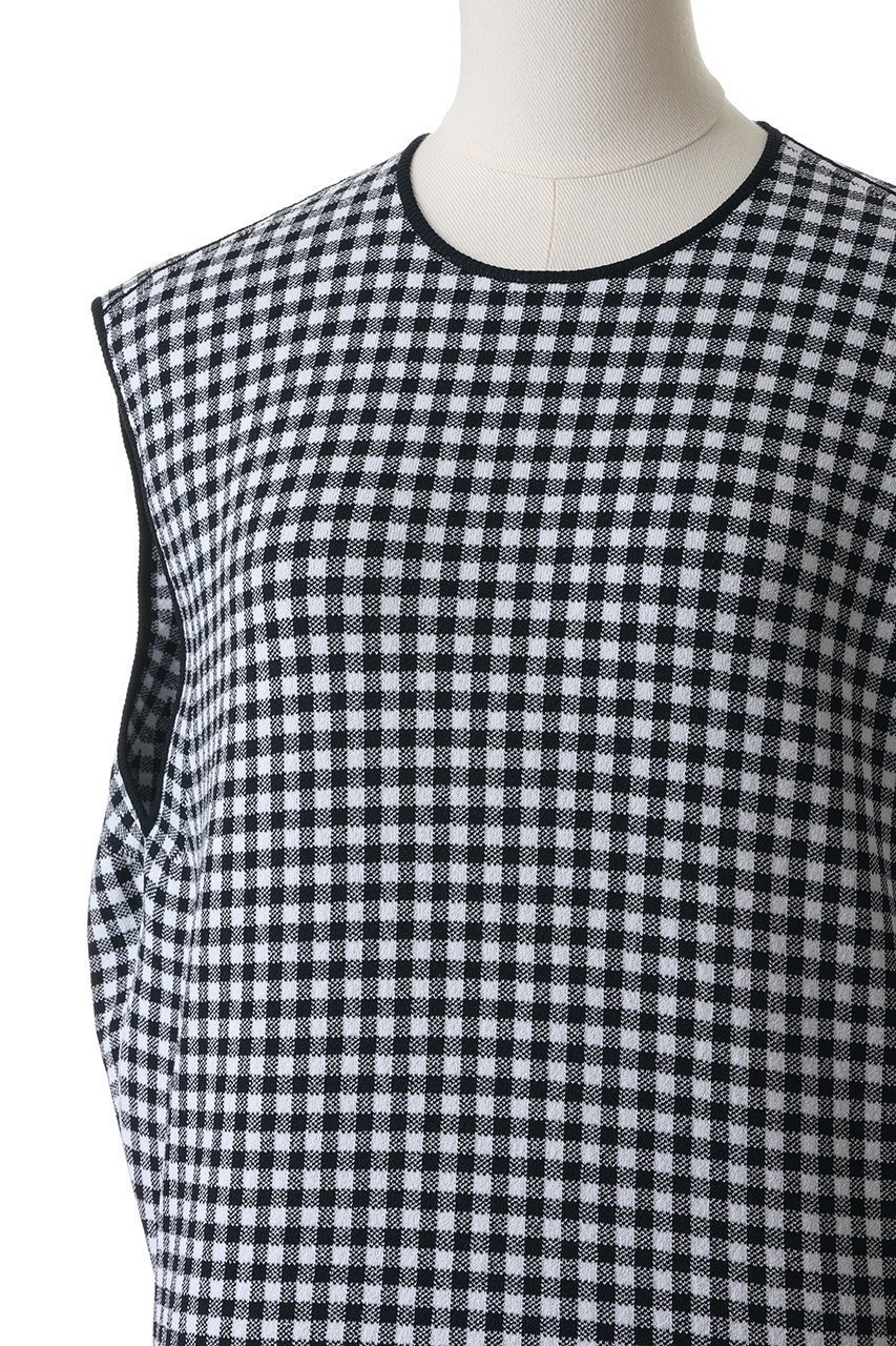 【ブラミンク/BLAMINK】の18Gギンガムチェックノースリーブ 人気、トレンドファッション・服の通販 founy(ファニー) 　ファッション　Fashion　レディースファッション　Fashion for Women　トップス・カットソー　Cut & Sew Tops　キャミソール&ノースリーブ　Camisoles & Sleeveless Tops　シャツ・ブラウス・オフィスカジュアル　Elegant Blouses & Button-Ups　インナー　Innerwear　カットソー　Cut and Sewn Top　ギンガム　Gingham, Gingham Fabric　シルク　Silk, 100% Silk　ジャケット　Jacket, Outerwear　チェック　Check, Plaid, Tartan　ノースリーブ　Sleeveless, No-Sleeve　フォルム　Silhouette, Form　新作・新入荷　New Arrivals / New In　other-5|ID: prp329100004923105 ipo3291000000036940150