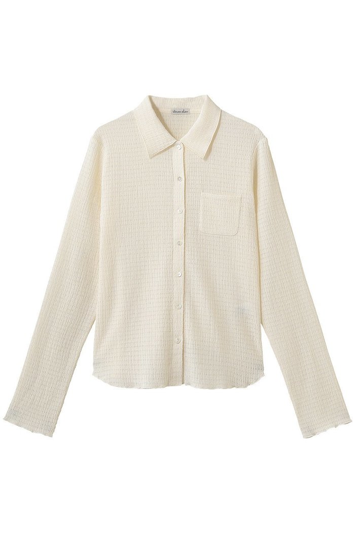 【スティーブンアラン/steven alan】のクレープ シャツ カーディガン インテリア・キッズ・メンズ・レディースファッション・服の通販 founy(ファニー) https://founy.com/ ファッション Fashion レディースファッション Fashion for Women トップス・カットソー Cut & Sew Tops カーディガン・羽織り Layered Style Cardigans シャツ・ブラウス・オフィスカジュアル Elegant Blouses & Button-Ups インナー Innerwear カーディガン Cardigan, Knitwear ジャケット Jacket, Outerwear ストレッチ Stretch, Stretchy Fabric スリーブ Sleeve, Long Sleeve / Short Sleeve ブルゾン Blouson, Bomber Jacket ポケット Pocket, Pocket Detail ロング Long, Long-Length エレガント 上品 Elegant 新作・新入荷 New Arrivals / New In 羽織 Haori, Light Jacket |ID: prp329100004923108 ipo3291000000036940152