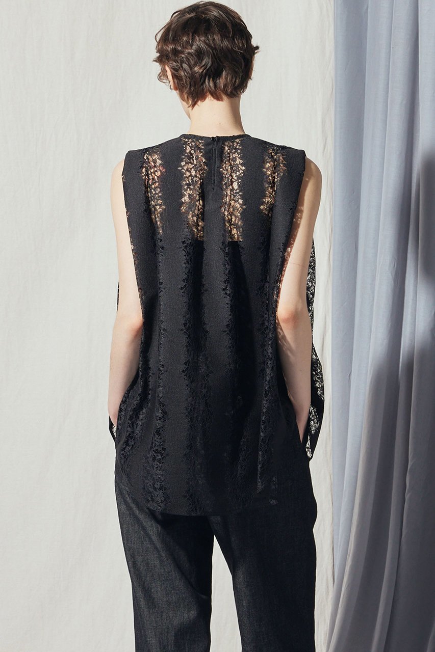 【フローレント/FLORENT】のラッセルレース ノースリーブブラウス 人気、トレンドファッション・服の通販 founy(ファニー) 　ファッション　Fashion　レディースファッション　Fashion for Women　トップス・カットソー　Cut & Sew Tops　キャミソール&ノースリーブ　Camisoles & Sleeveless Tops　シャツ・ブラウス・オフィスカジュアル　Elegant Blouses & Button-Ups　ノースリーブ　Sleeveless, No-Sleeve　フラット　Flat, Flat Shoes　ラッセル　Raschel, Raschel Lace　レース　Lace, Lace Fabric　新作・新入荷　New Arrivals / New In　other-8|ID: prp329100004923111 ipo3291000000036940186