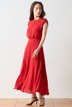 【ティアラ/Tiara】のバイカラーブラウス レッド|ID:prp329100004923113