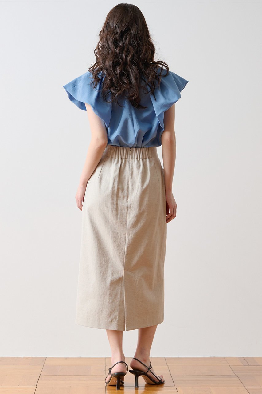 【ティアラ/Tiara】のバルーンスリーブブラウス 人気、トレンドファッション・服の通販 founy(ファニー) 　ファッション　Fashion　レディースファッション　Fashion for Women　トップス・カットソー　Cut & Sew Tops　シャツ・ブラウス・オフィスカジュアル　Elegant Blouses & Button-Ups　おすすめ　Recommended / Our Picks　ショート　Short, Short Length　スリーブ　Sleeve, Long Sleeve / Short Sleeve　センター　Center, Center Line　タイトスカート　Pencil Skirt, Tight Skirt　デコルテ　Décolleté, Neckline　バランス　Balance, Style Balance　バルーン　Balloon, Balloon Silhouette　新作・新入荷　New Arrivals / New In　other-4|ID: prp329100004923116 ipo3291000000036940229