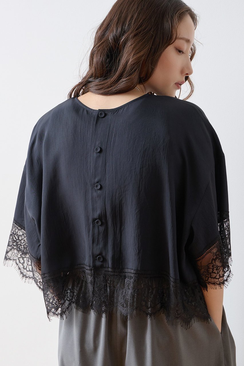 【ティアラ/Tiara】のレースヘムTブラウス 人気、トレンドファッション・服の通販 founy(ファニー) 　ファッション　Fashion　レディースファッション　Fashion for Women　トップス・カットソー　Cut & Sew Tops　シャツ・ブラウス・オフィスカジュアル　Elegant Blouses & Button-Ups　おすすめ　Recommended / Our Picks　コンビ　Combo, Combination Style　ショート　Short, Short Length　シルク　Silk, 100% Silk　スリーブ　Sleeve, Long Sleeve / Short Sleeve　トレンド　Trend, Trending Now　ドレープ　Drape, Draping Fabric　レース　Lace, Lace Fabric　ワイド　Wide, Wide Fit　ヴィンテージ　Vintage Style　ビジネス 仕事 通勤　Business / Work / Commuting　新作・新入荷　New Arrivals / New In　other-3|ID: prp329100004923117 ipo3291000000036940240