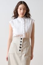 【ティアラ/Tiara】のピンタックレースフリルブラウス 人気、トレンドファッション・服の通販 founy(ファニー) ファッション Fashion レディースファッション Fashion for Women トップス・カットソー Cut & Sew Tops シャツ・ブラウス・オフィスカジュアル Elegant Blouses & Button-Ups おすすめ Recommended / Our Picks ショート Short, Short Length シンプル Simple, Minimal スリーブ Sleeve, Long Sleeve / Short Sleeve タイプライター Typewriter Fabric, Crisp Cotton デニム Denim, Jeans Material フェミニン Feminine, Girly ボトム Bottoms, Lower Wear エレガント 上品 Elegant 新作・新入荷 New Arrivals / New In thumbnail ホワイト|ID: prp329100004923119 ipo3291000000036940267