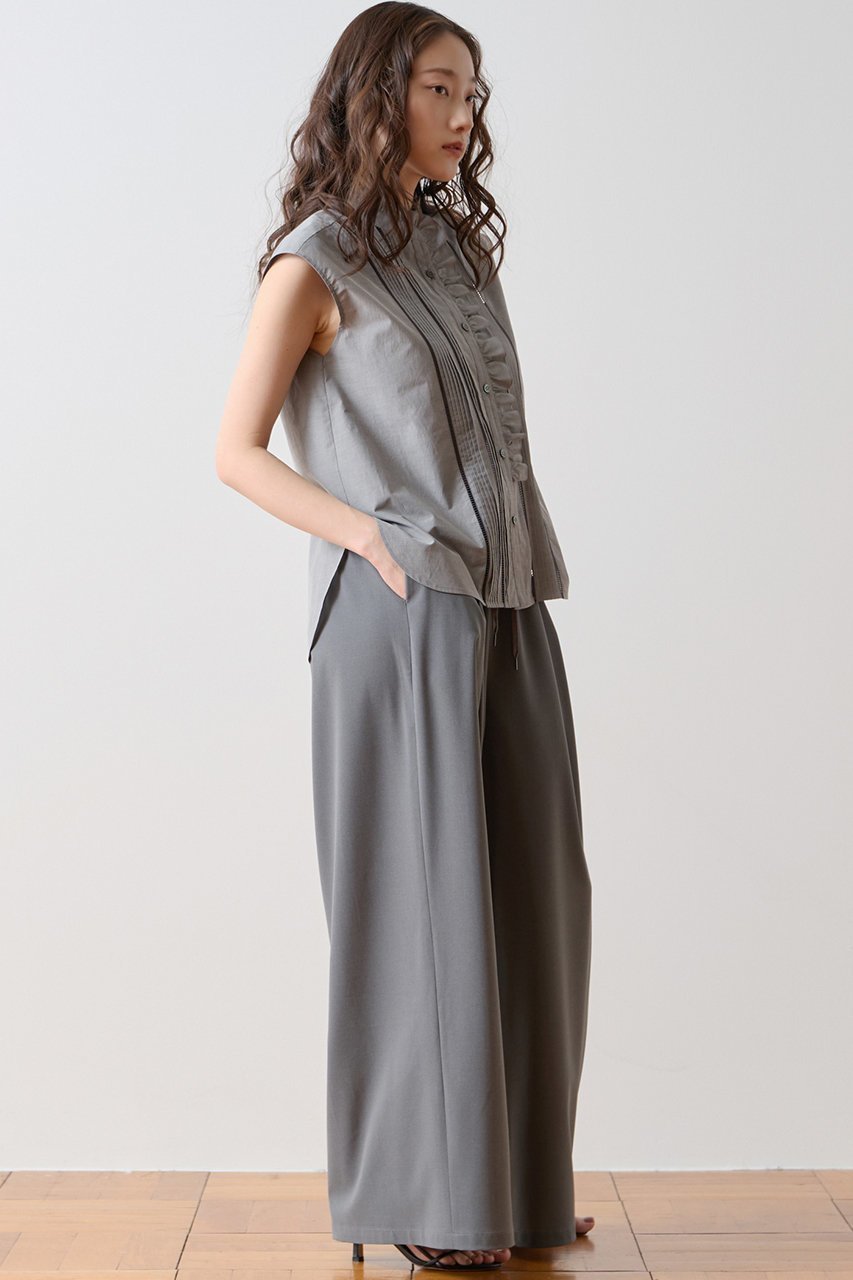 【ティアラ/Tiara】のピンタックレースフリルブラウス 人気、トレンドファッション・服の通販 founy(ファニー) 　ファッション　Fashion　レディースファッション　Fashion for Women　トップス・カットソー　Cut & Sew Tops　シャツ・ブラウス・オフィスカジュアル　Elegant Blouses & Button-Ups　おすすめ　Recommended / Our Picks　ショート　Short, Short Length　シンプル　Simple, Minimal　スリーブ　Sleeve, Long Sleeve / Short Sleeve　タイプライター　Typewriter Fabric, Crisp Cotton　デニム　Denim, Jeans Material　フェミニン　Feminine, Girly　ボトム　Bottoms, Lower Wear　エレガント 上品　Elegant　新作・新入荷　New Arrivals / New In　other-3|ID: prp329100004923119 ipo3291000000036940274