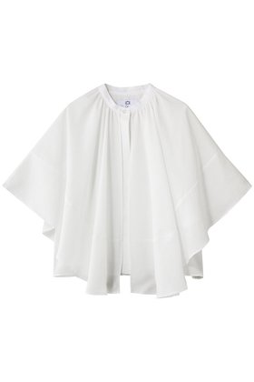 【ジュン オカモト/JUN OKAMOTO】 ケープレイヤード バイカラーブラウス人気、トレンドファッション・服の通販 founy(ファニー) ファッション Fashion レディースファッション Fashion for Women トップス・カットソー Cut & Sew Tops シャツ・ブラウス・オフィスカジュアル Elegant Blouses & Button-Ups ショート Short, Short Length スリーブ Sleeve, Long Sleeve / Short Sleeve ノースリーブ Sleeveless, No-Sleeve エレガント 上品 Elegant 夏 Summer 新作・新入荷 New Arrivals / New In |ID:prp329100004923121