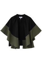 【ジュン オカモト/JUN OKAMOTO】のケープレイヤード バイカラーブラウス ブラック|ID: prp329100004923121 ipo3291000000036940286