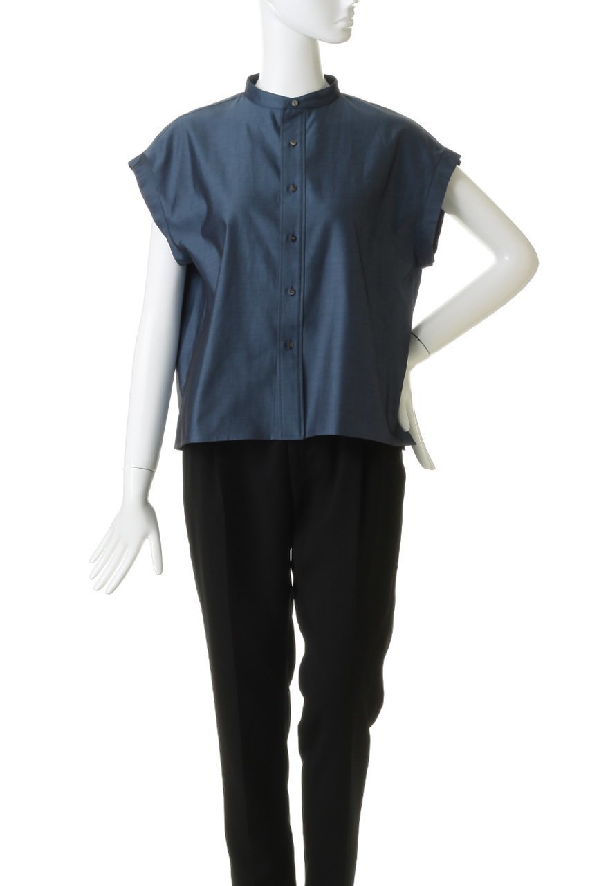 【プルミエ アロンディスモン/1er Arrondissement】の【TICCA】別注フレンチシャツブラウス 人気、トレンドファッション・服の通販 founy(ファニー) 　ファッション　Fashion　レディースファッション　Fashion for Women　トップス・カットソー　Cut & Sew Tops　シャツ・ブラウス・オフィスカジュアル　Elegant Blouses & Button-Ups　ショート　Short, Short Length　スリーブ　Sleeve, Long Sleeve / Short Sleeve　センター　Center, Center Line　マキシ　Maxi, Full Length　別注　Limited Edition, Custom Order　夏　Summer　定番　Standard, Basic Item　新作・新入荷　New Arrivals / New In　other-2|ID: prp329100004923124 ipo3291000000036940312