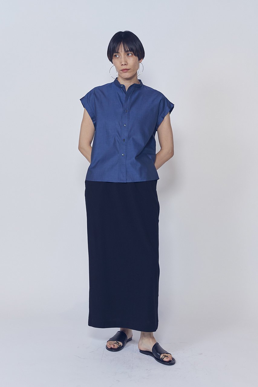 【プルミエ アロンディスモン/1er Arrondissement】の【TICCA】別注フレンチシャツブラウス 人気、トレンドファッション・服の通販 founy(ファニー) 　ファッション　Fashion　レディースファッション　Fashion for Women　トップス・カットソー　Cut & Sew Tops　シャツ・ブラウス・オフィスカジュアル　Elegant Blouses & Button-Ups　ショート　Short, Short Length　スリーブ　Sleeve, Long Sleeve / Short Sleeve　センター　Center, Center Line　マキシ　Maxi, Full Length　別注　Limited Edition, Custom Order　夏　Summer　定番　Standard, Basic Item　新作・新入荷　New Arrivals / New In　other-8|ID: prp329100004923124 ipo3291000000037028174